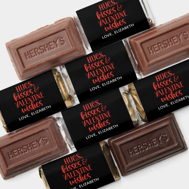 Hugs Kisses Valentine Wishes Hershey's Miniatures (Assorted)