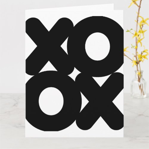 hugskisses XOXO Blank Greeting card