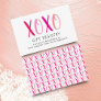 Hugs & Kisses (XOXO) Valentine's Day Bridal Shower Enclosure Card