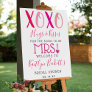 Hugs & Kisses (XOXO) Valentine's Day Bridal Shower Foam Board