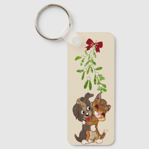 Hugs & Mistletoe Keyrings