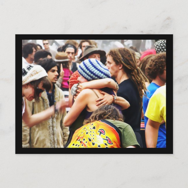 Hugs on the Dancefloor Postcard (Front)