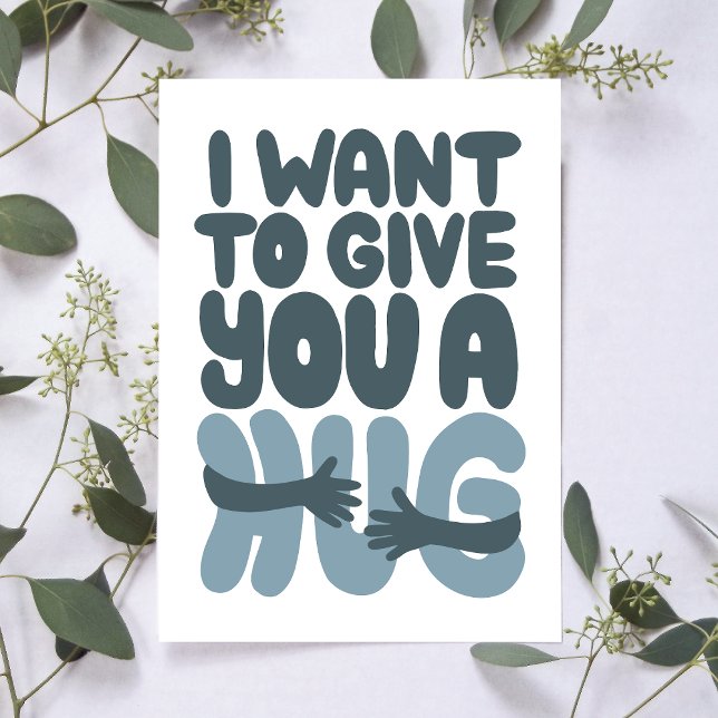 Hugs Sympathy Greeting Card (Creator Uploaded)