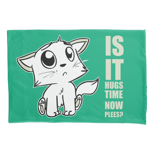 Hugs time pillow case (Front)