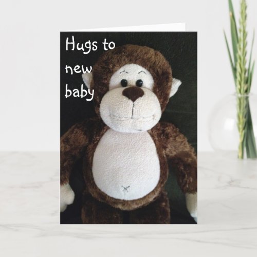 HUGS TO YOUR NEW BABY CARD