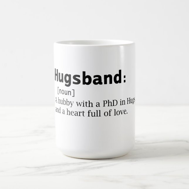 Hugsband Dictionary Coffee Mug (Center)