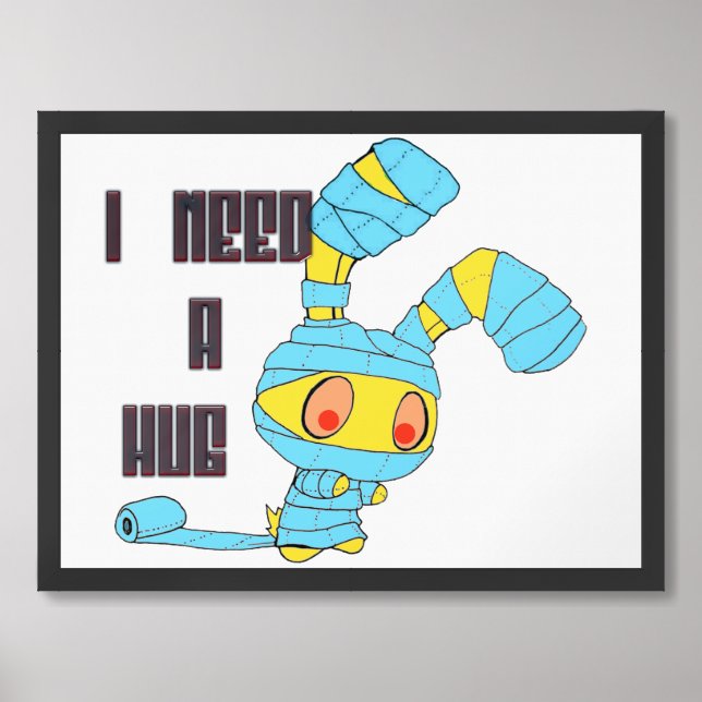 HUGSTER FRAMED ART (Framed Front)