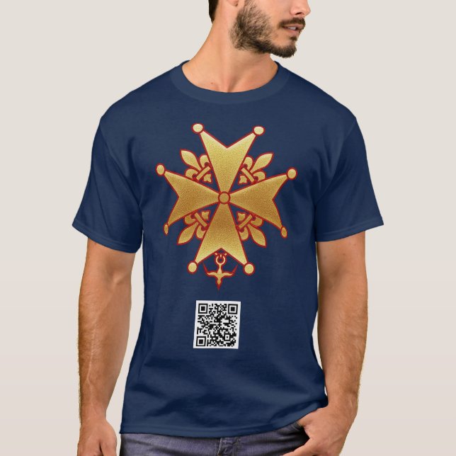 HUGUENOT CROSS T-Shirt (Front)