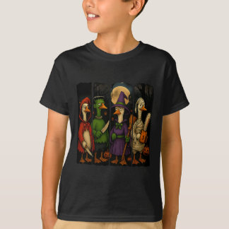 Hugvyn Halloween Goose Horror Spooky Ghost Goose M T-Shirt
