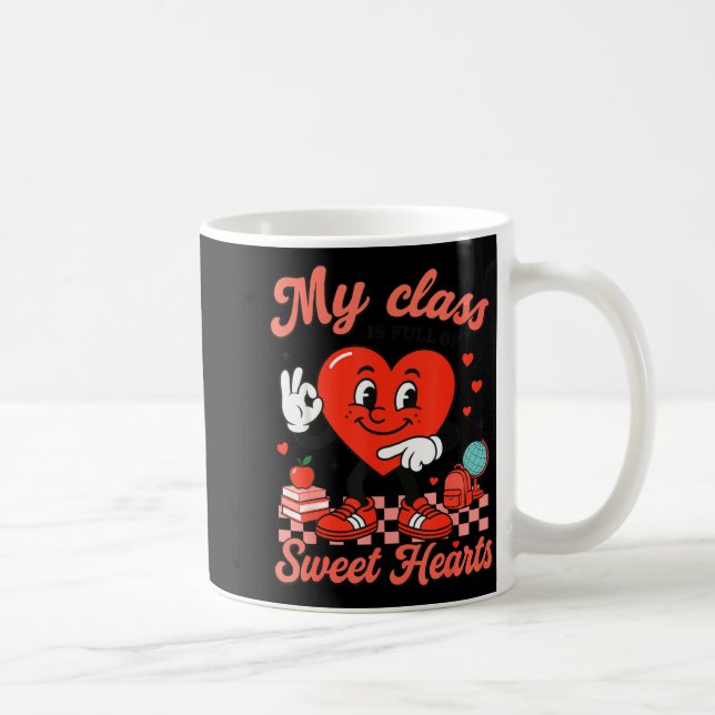 Hugvyn Six Seven Heart 6 7 My Cl Is Full Sweethear Coffee Mug (Right)