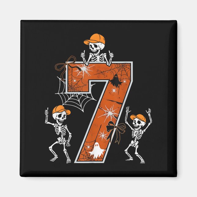Hugvyn Six Seven Meme 6 7 Halloween Costume Dancin Magnet (Front)