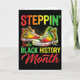 Hugvyn Stepping Into Black History Month Juneteent Card