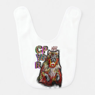 "HUH" CAPYBARA BABY BIB