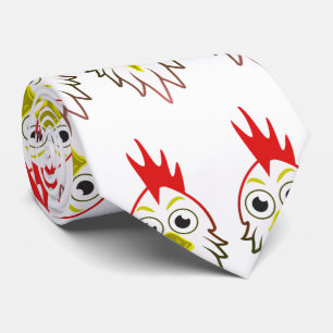 Huhn Gockel chicken Neck Tie
