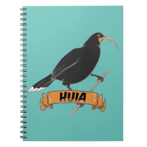 Huia New Zealand Bird Notebook