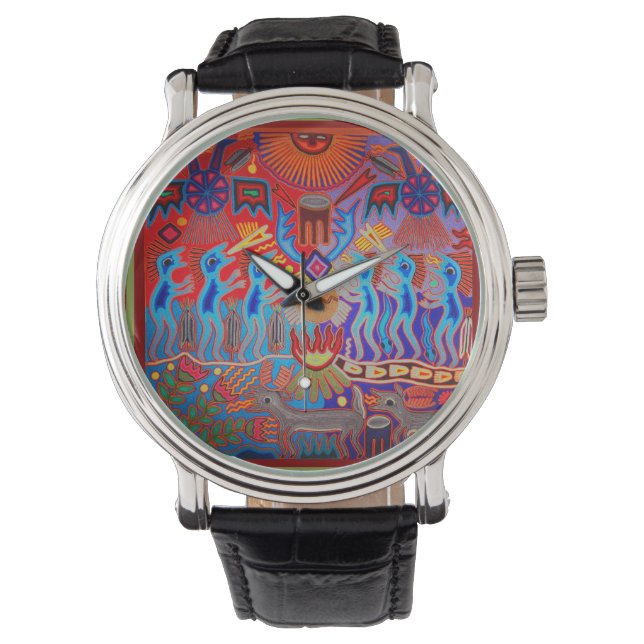 Huichol Shaman Ritual Ceremony Watch (Front)