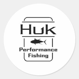 HUK Fishing Performance Classic Round Sticker