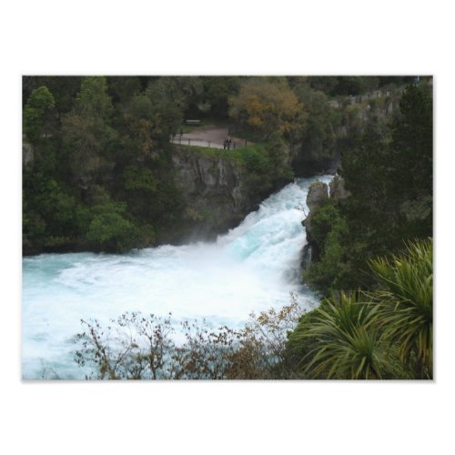 Huka Falls near Lake Taupo New Zealand Photo Print