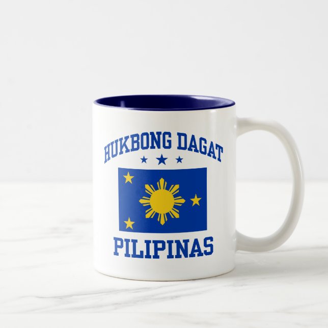 Hukbong Dagat Pilipinas Two-Tone Coffee Mug (Right)