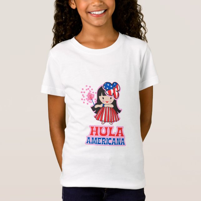 Hula Americana Patriotic Firecracker T-Shirt (Front)