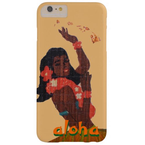 Hula Dancer Aloha Hawaii Map Barely There iPhone 6 Plus Case