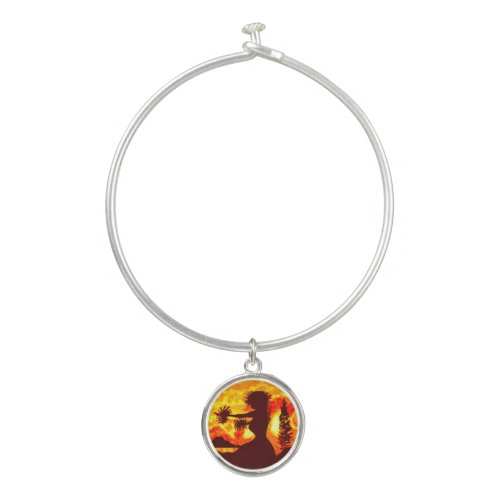 Hula Dancer Bangle Bracelet