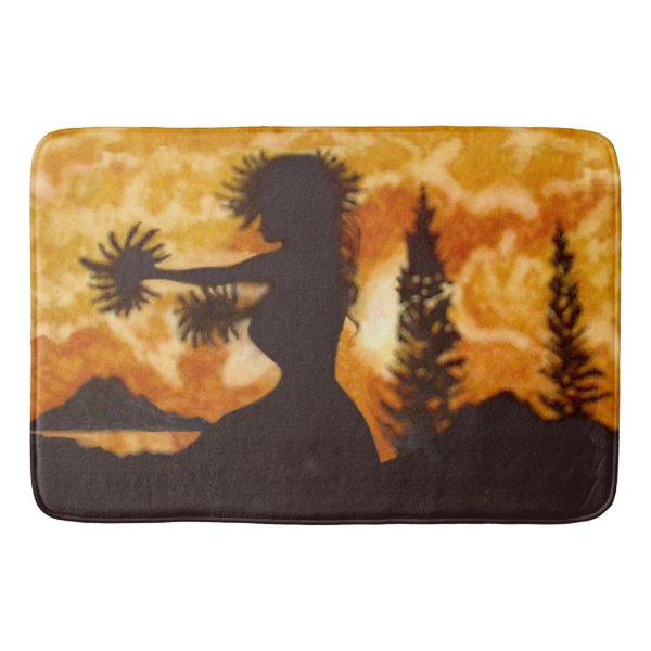 Hula Dancer Bath Mat