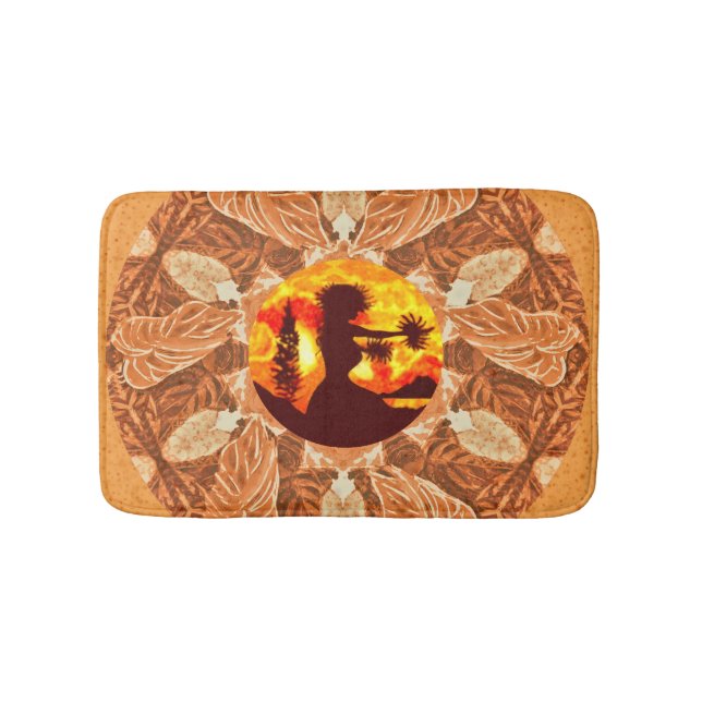 Hula Dancer  Bath Mat (Front)