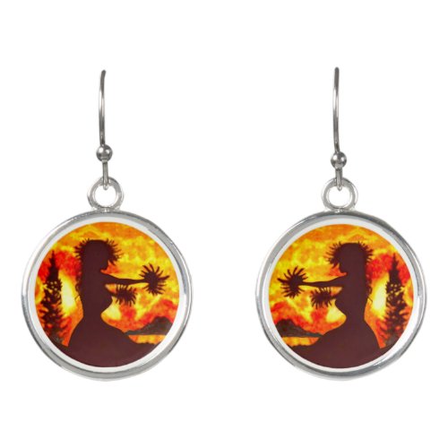 Hula Dancer Earrings