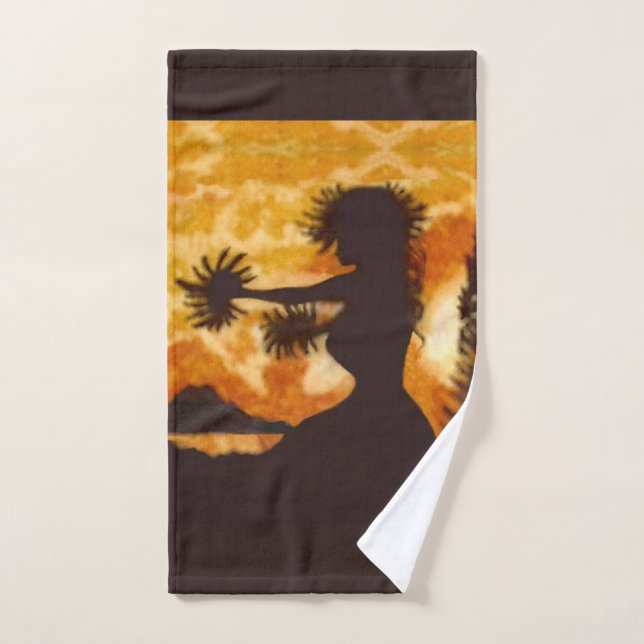 Hula Dancer  Hand Towel (Hand Towel)