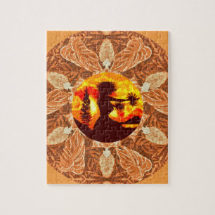 Hula Dancer Jigsaw Puzzle