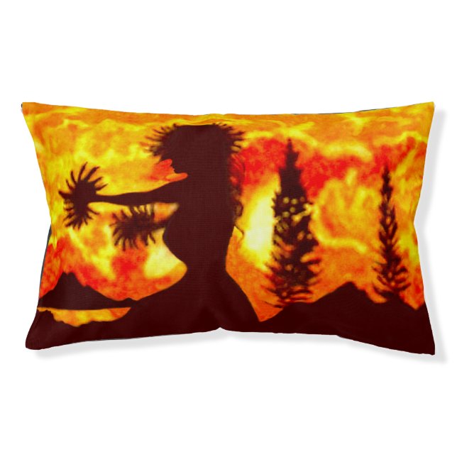 Hula Dancer  Pet Bed (Front)