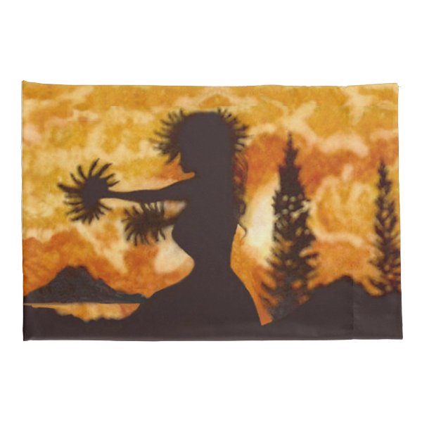 Hula Dancer Pillow Case Set