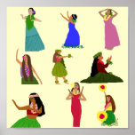 Hula Dancer Poster at Zazzle