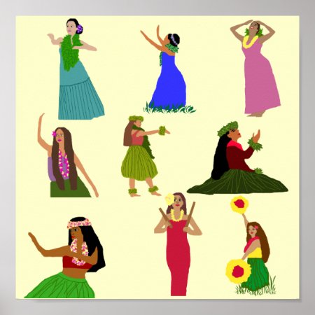 Hula Dancer Poster
