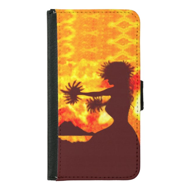 Hula Dancer  Samsung Galaxy Wallet Case (Front)