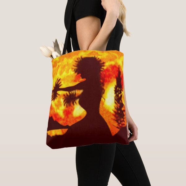 Hula Dancer Tote Bag