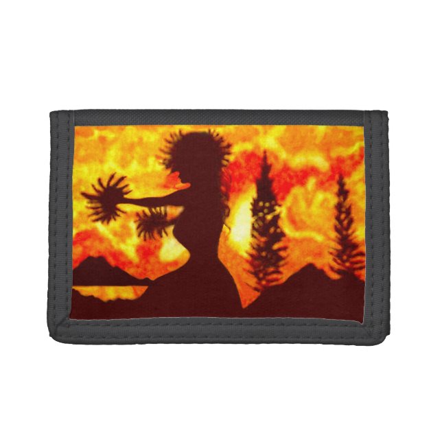 Hula Dancer  Tri-fold Wallet (Front)