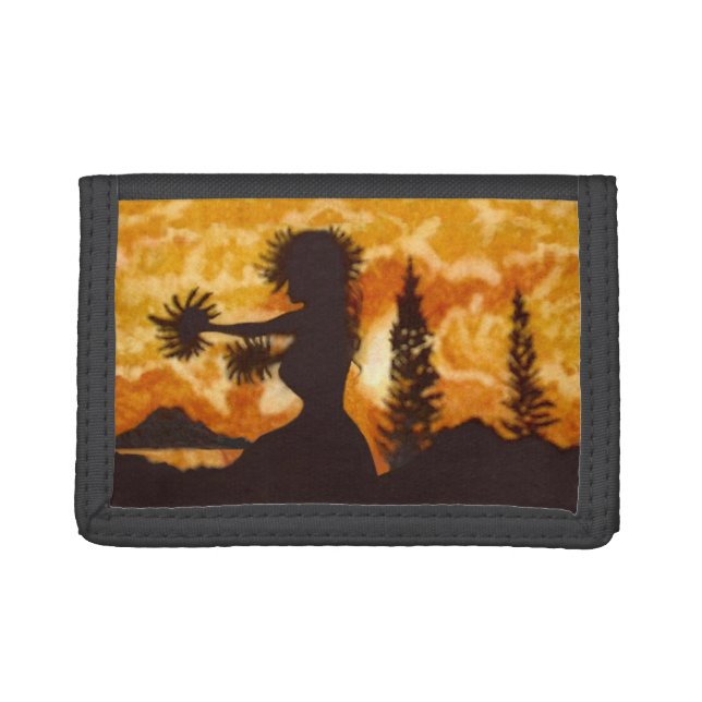 Hula Dancer  Trifold Wallet (Front)