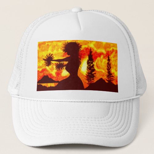 Hula Dancer Baseball Cap