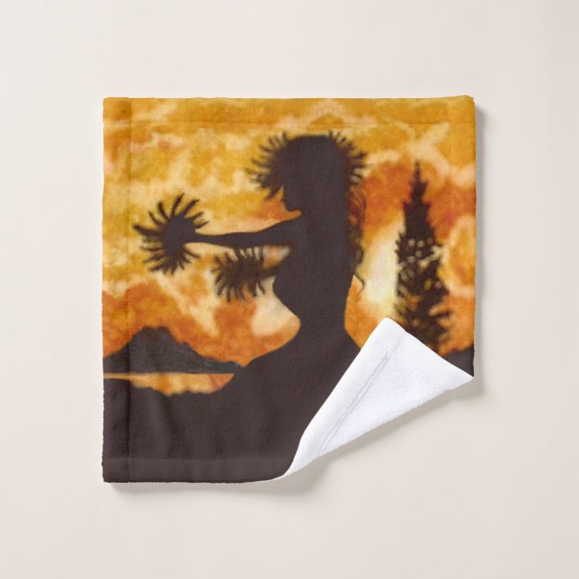 Hula Dancer  Wash Cloth (Wash Cloth)