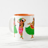Hula dancers mug (Front Left)