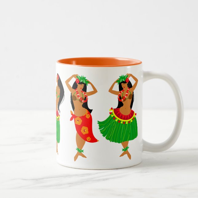 Hula dancers mug (Right)