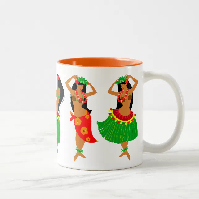 Hula dancers mug | Zazzle