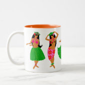 Hula dancers mug (Left)