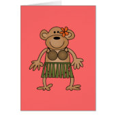 Hula Dancing Monkey Tshirts and Gifts (Front)