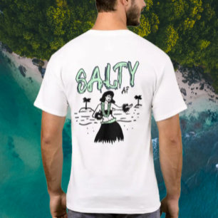 Hula Girl by Salty AF  T-Shirt