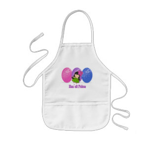 Hula Girl Easter Egg Aprons