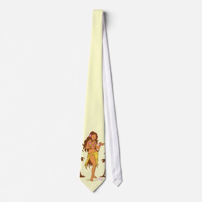 Hula Girl Necktie (Front)