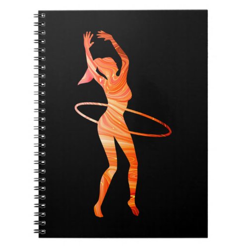 Hula Hoop Artist Women Girls Hooping Notebook
